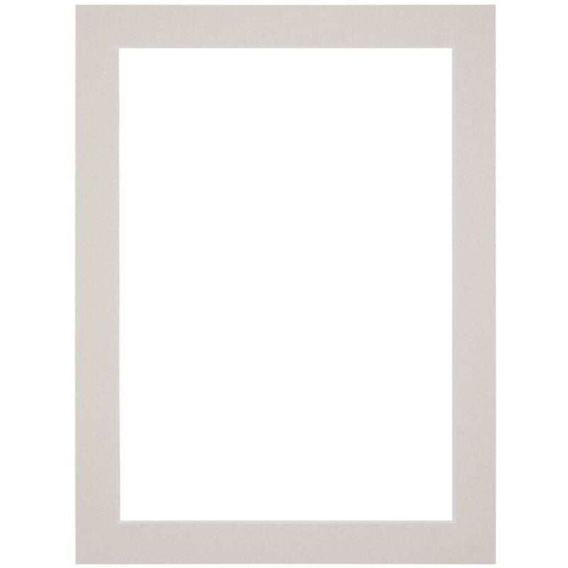 Passe-Partout Taille du Cadre 75x100 cm - Format de Foto 61x91.5 cm - Gris Granit.