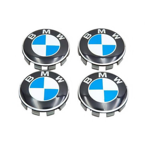 Passend für BMW 56-mm-Radkappen, Auto-Radkappen, blau-weiße Nabenkappen, Reifennabenkappen-Etiketten