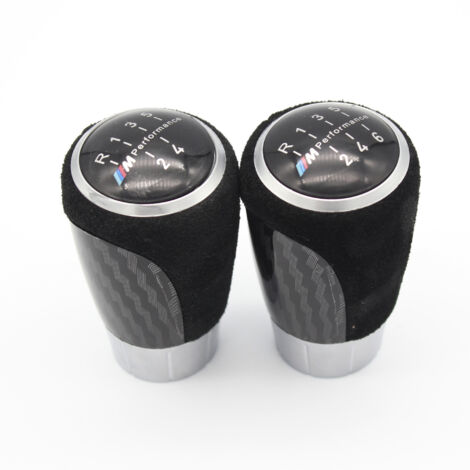 Passend für BMW E46E81E82 Fahrzeuge, Schaltknauf für Schaltgetriebe, weiße 5-Gang-Getriebe-Modifikationsteile, eine Packung.