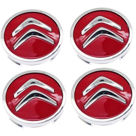 Passend für Citroen Sega C1 C2 C3 C5 C6 C3XR Elysee Triumph Aircross DS3 60MM wasserdichte und staubdichte Mittelabdeckung, einfach zu montieren, rot, ( 4)