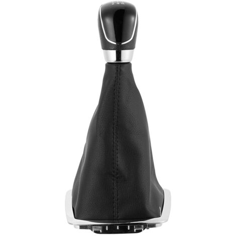Passend für Ford Focus Schaltknauf, großer Rahmen, Staubschutzkappe, Schaltzubehör, silberne Kappe, großer Rahmen, 6 Gänge, ein Set.