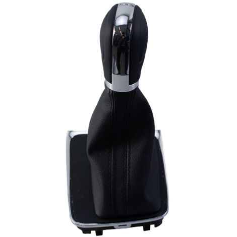 Passend für Schaltknauf, Schalthebelknauf, Staubschutzkappe und weitere Modifikationsteile im Fahrerbereich des Volkswagen Golf (Automatikgetriebe). Ein Set.