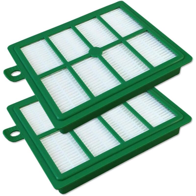 Image of Passend für Philips FC8760/FC8761/FC9710/FC8766 Staubsauger Luftauslassfilter (grün 2 Stück)