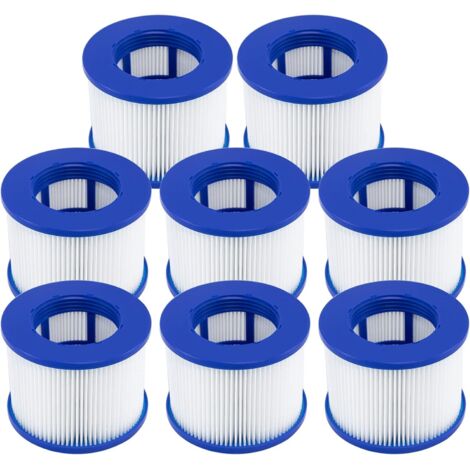 Passender 8-teiliger Filter für Smart Spa, 77 x 100 mm Filterbox, für Spa-Filterbox.