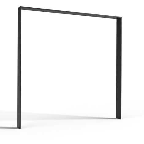 Passepartout für 200 cm Kleiderschrank, Stahl Nb., DAVENPORT-43