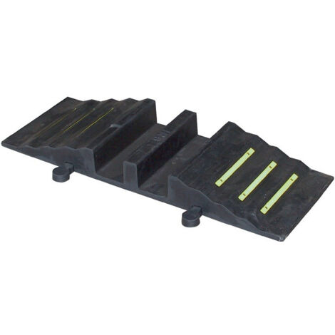 Passerelle à tuyau en caoutchouc L830xl320xH102 mm jusquà 90 mm pour 2 tuyaux PARSCH
