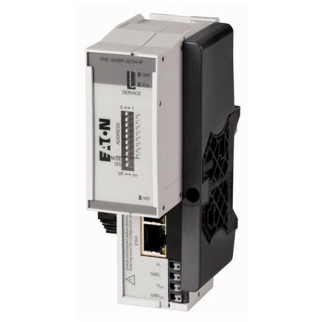 Passerelle ECO pour système d'E/S XI/ON ethernet IP 000140047 EATON XNE GWBR 2ETH IP