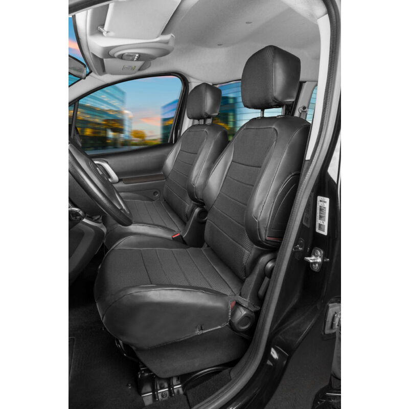 Image of Passform Premium Sitzbezug für Dacia Dokker Express 11/2012-Heute, 2 Einzelsitzbezüge vorne