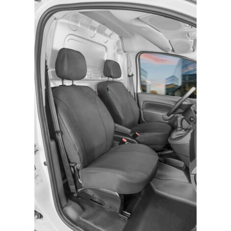 Passform Sitzbezug aus Stoff kompatibel mit Ford Transit Courier 2, 2 Einzelsitze vorne