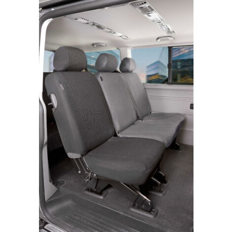 Passform Sitzbezug aus Stoff kompatibel mit VW T6, Einzelsitz hinten