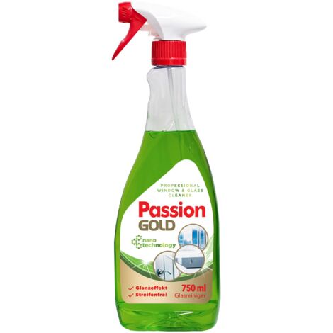 PASSION GOLD Glasreiniger mit Spiritusessig Grün 750 ml