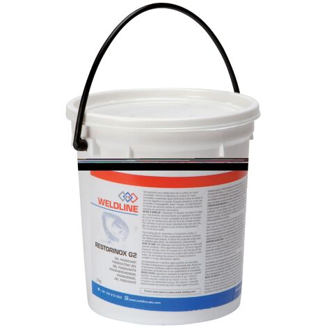 Passivant inox RESTORINOX 2kg – Restauration couche protectrice acier inoxydable – Élimine résidus et contaminants – W000266430 – Saf-Fro