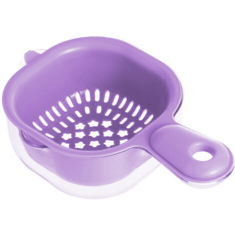 Passoire à fruits et baies, égouttoir violet pour la cuisine –
