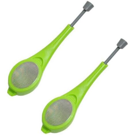 Passoire à thé en Acier Inoxydable et Silicone.Le Filtre à thé Convient à Tous Les Types de Feuilles de thé en Vrac,