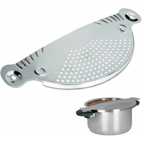Passoire à ustensiles de cuisine en acier inoxydable à clipser Hxl : 33 x 13 cm Métal, argent