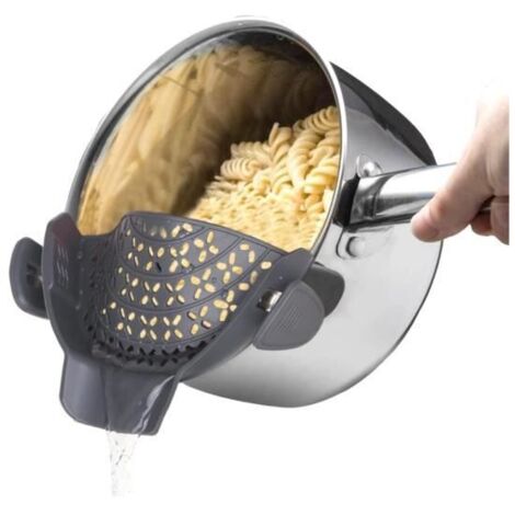 Passoire - Cuisine - Silicone Pliable - Résistante à la Chaleur - Facile à Nettoyer - Compacte