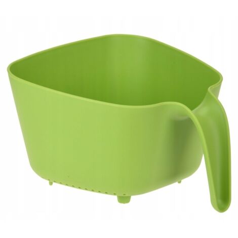 Passoire de cuisine avec poignée, égouttoir en plastique, 2,4 l