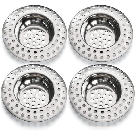 Passoire d'évier 14g, lot de 4 pour tous les drains, passoire d'évier de cuisine, passoire d'évier, grille d'évier, grille d'évier de cuisine