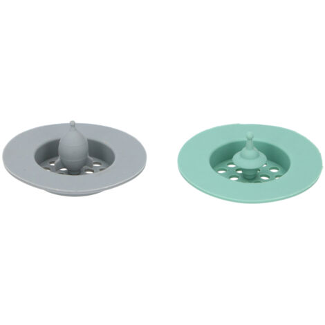 Passoire d'évier Cuisine Elegance 7 cm, 2 pièces, vert/gris