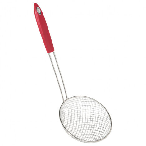 PASSOIRE ECUMOIRE INOX AVEC MANCHE
