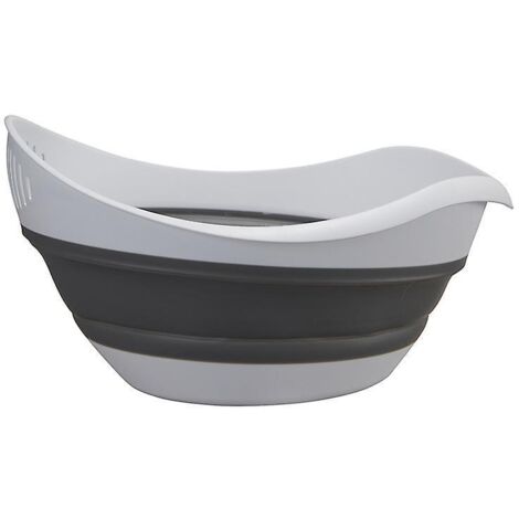 Passoire gigogne pliable en plastique pour laver et égoutter les aliments, bassine de cuisine pliable.