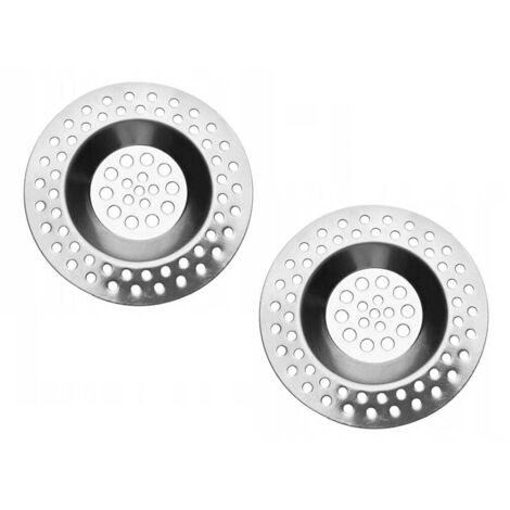 Passoire métallique pour évier diamètre 7,2 cm ensemble de 2 pièces