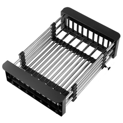 Passoire Rétractable Inox pour Évier, Grande Capacité et Design Solide pour Légumes, Fruits et Vaisselle