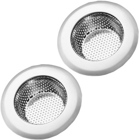 Passoires d'évier en acier inoxydable, lot de deux pièces (11,3 cm)