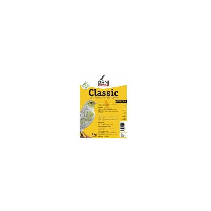 

Pasta de cría amarilla MÓRBIDA CLASSIC ORNICOMPLET 7 kg