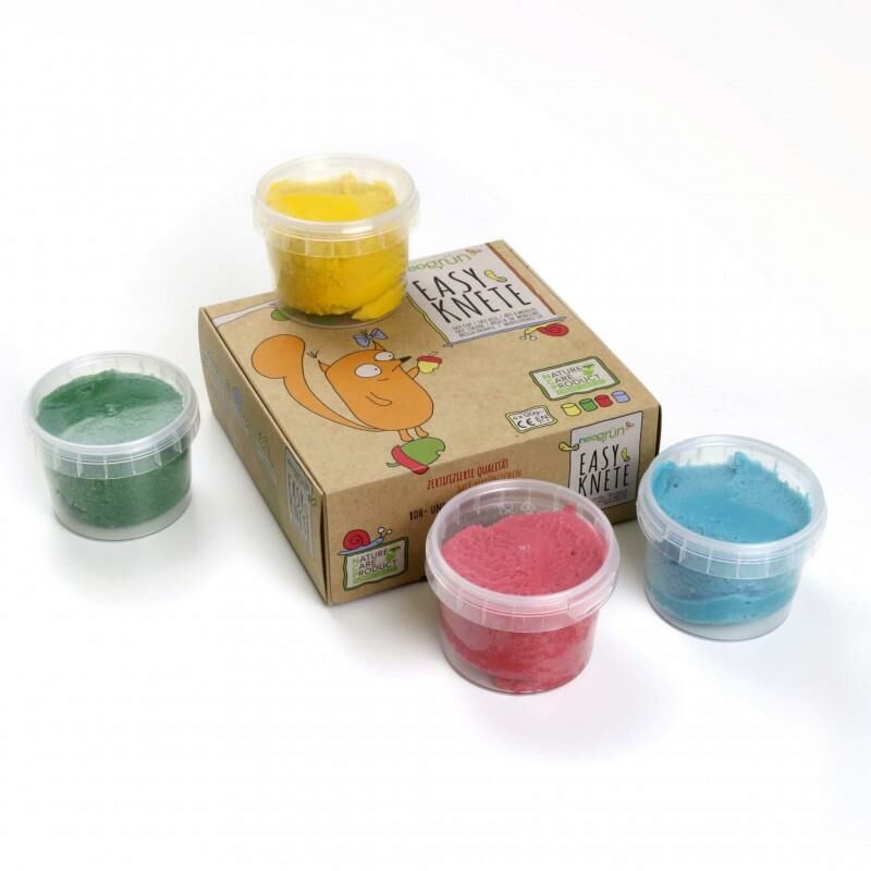 

Pasta de modelar Natural Bio-vegana Veobio Rojo, Verde, Amarillo y Azul - Verde - Neogrün