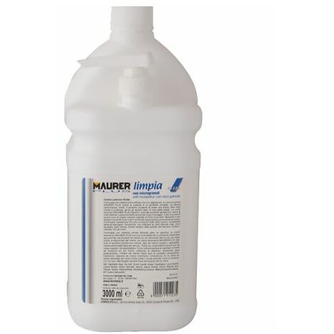 PASTA LAVAMANI CON DOSATORE ML 3000 DETERGENTE SGRASSANTE CREMA LIQUIDA (34052)