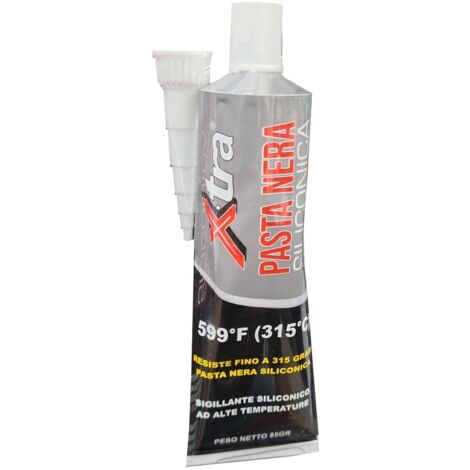 PASTA NERA SILICONICA GUARNIZIONI MOTORI AUTO MOTO SILICONE MASTICE RICAMBI
