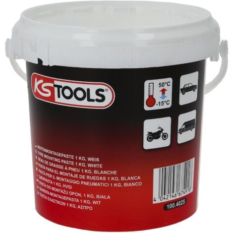 KSTOOLS KS TOOLS Secchio per grasso per pneumatici bianco 1 kg - 100.4025