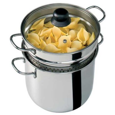 Pastaiola de acero inoxidable de 22 cm Barazzoni