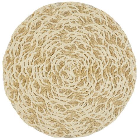 PASTEL DE PLATO Yute beige 38cm redondo