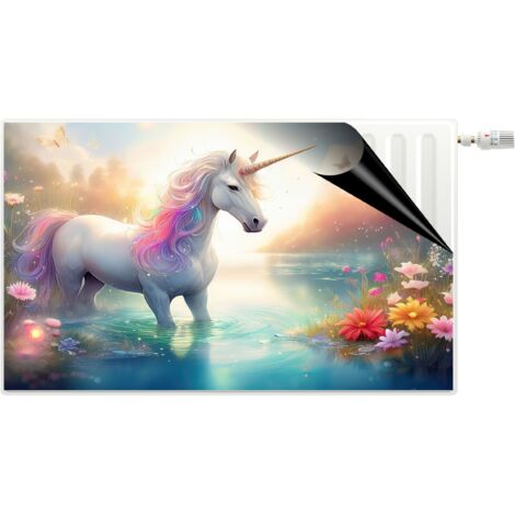 Pastellmatte Heizkörpermagnet Mädchenzimmer Deko Einhorn