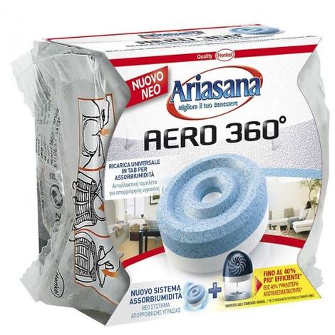 PASTICCA ARIASANA RICARICA TAB INODORE PER Kit Aero 360° 450g ASSORBIUMIDITA'