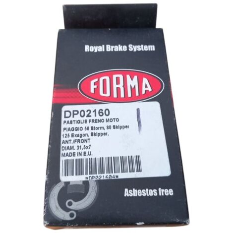 Pastigle freno moto per piaggio 50 storm 80 skipper 125 exagon skipper