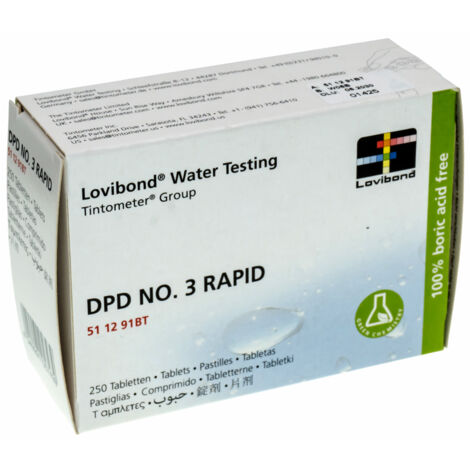 Pastiglie dpd 3 per TEST KIT MANUALE conf.250pz.