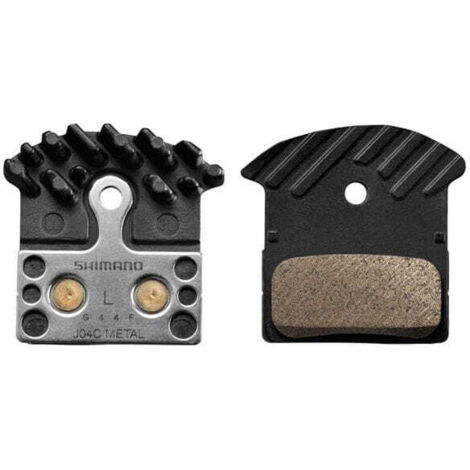 Pastiglie freno Shimano J04C metalliche/radiatore - OEM