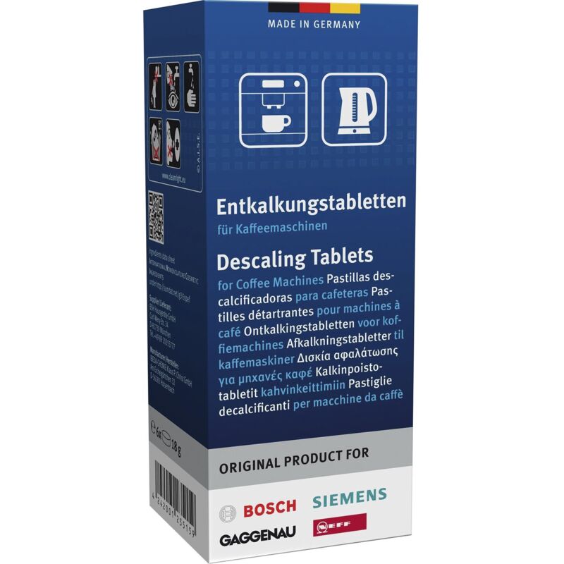 B/S/H/ - Bsh00311864 Pastillas Descalcificadoras (6 Uds.) En Oferta Pastillas Descalcificadoras Para Cafetera