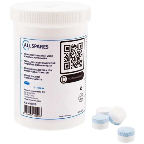 Pastillas de limpieza 2 en 1 aptas para Jura (40 uds.) 62535