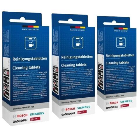 Pastillas de limpieza Bosch 00311970 / TCZ6001 (10 uds.)