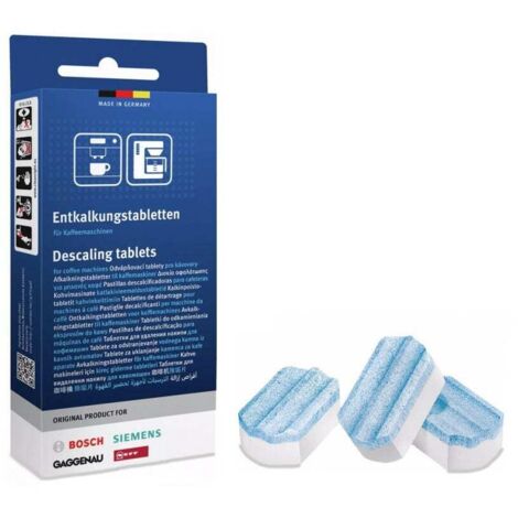 Pastillas descalcificadoras 2 en 1 Bosch 00311975 / TCZ8002 (3 x 36 g)