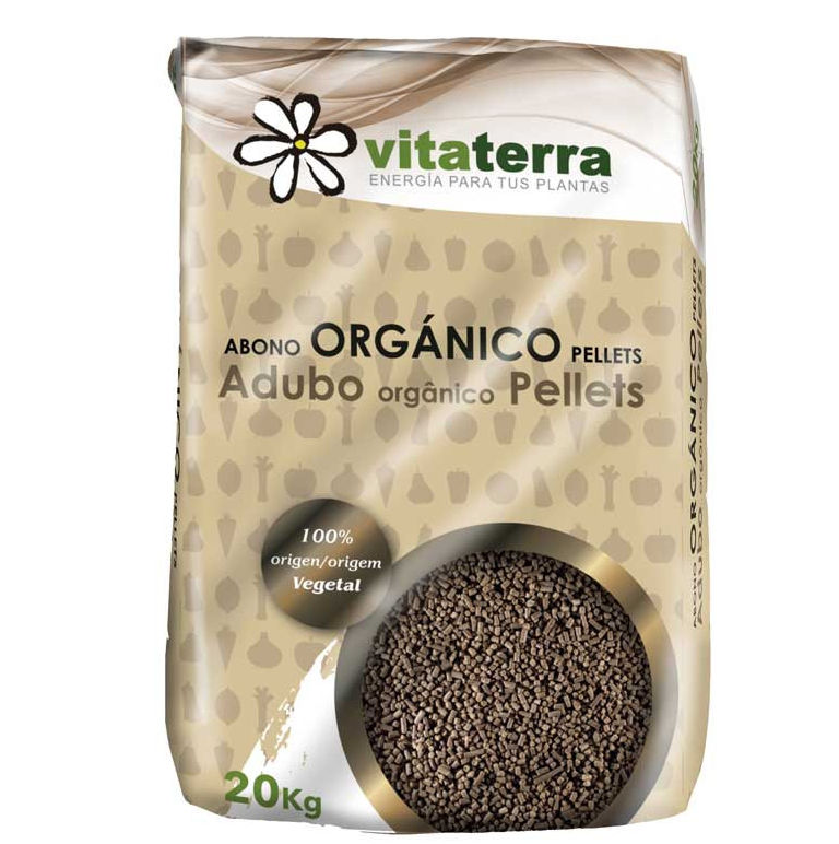 

Abono Órganico Pellets 20 kg - Vitaterra