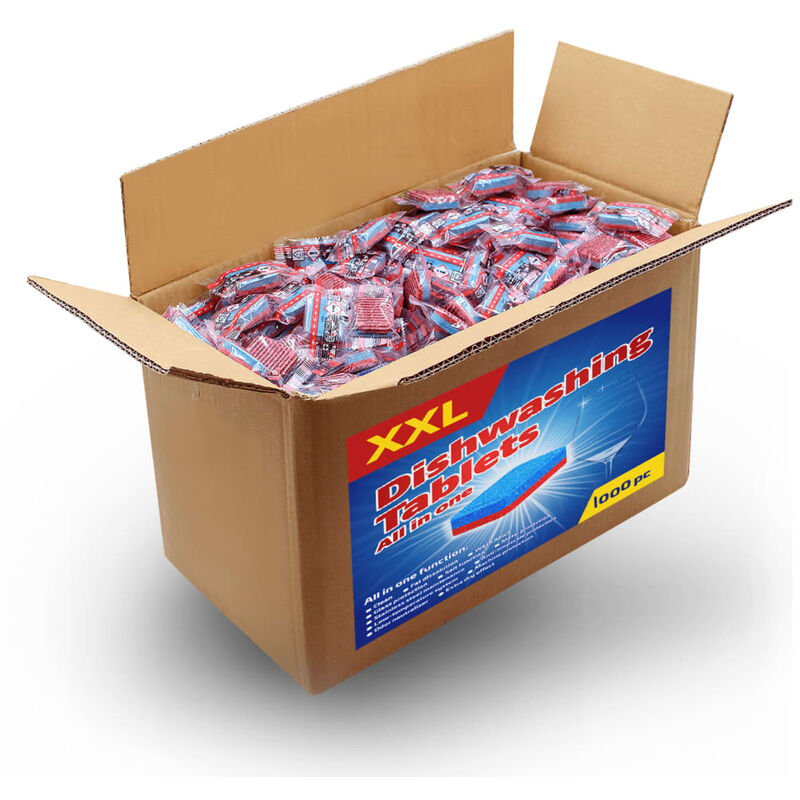 

Pastillas para el lavavajillas 12 en 1 1000 unidades 18 kg