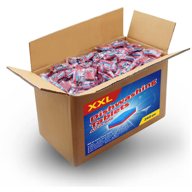 

Pastillas para el lavavajillas 12 en 1 250 unidades 4,5 kg