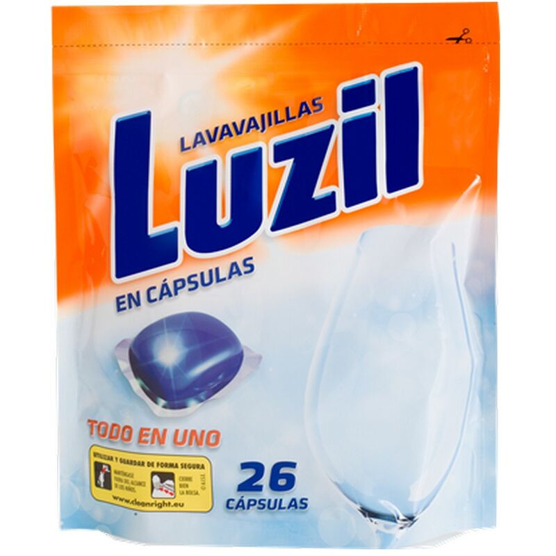 

Pastillas para Lavavajillas Luzil (26 uds)