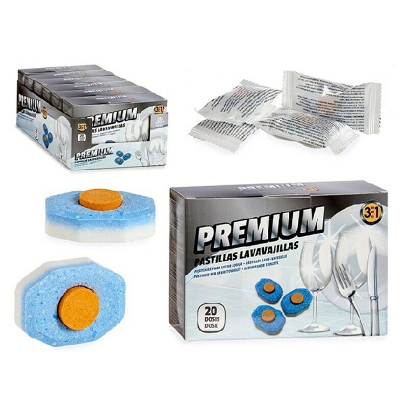 

Pastillas para Lavavajillas Premium 20 dosis