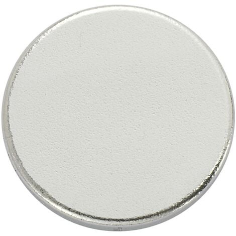 Pastille magnétique TRU COMPONENTS N35-3502 1564100 argent (Ø) 15 mm 1 pc(s) S819771